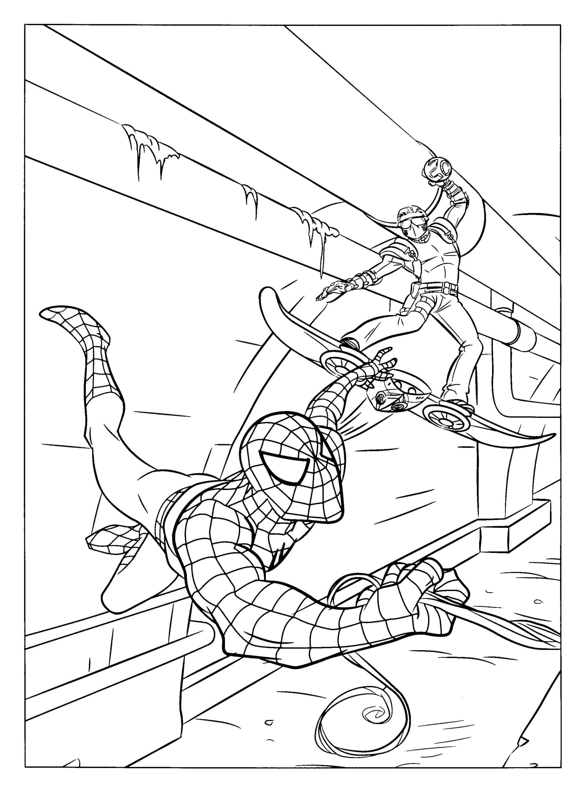 Spiderman Maske Ausmalbilder Kostenlos Herunterladen Ausdrucken Oder