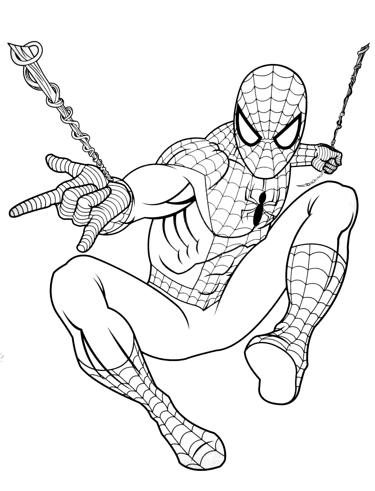 Printable Full Pages Spiderman Coloring Pages Printable Full Pages Spiderman Coloring Pages