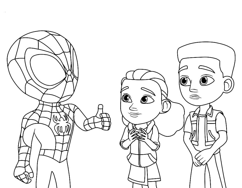 Spidey And His Amazing Friends To Print Coloring Page Printable Spidey And His Amazing Friends To Print Coloring Page Printable