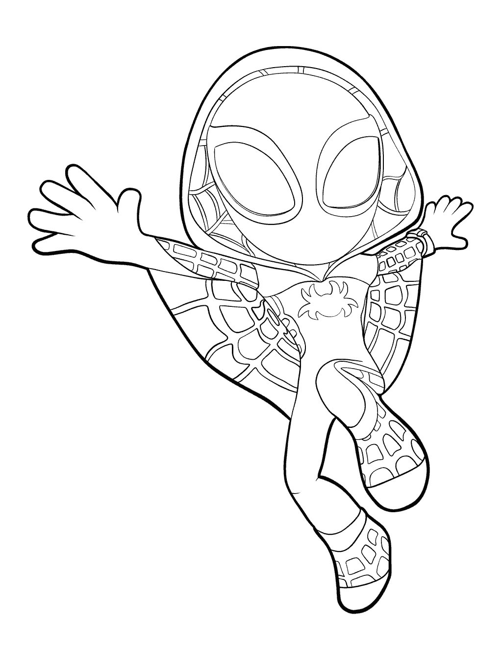 Spidey Coloring Pages Spidey Coloring Pages