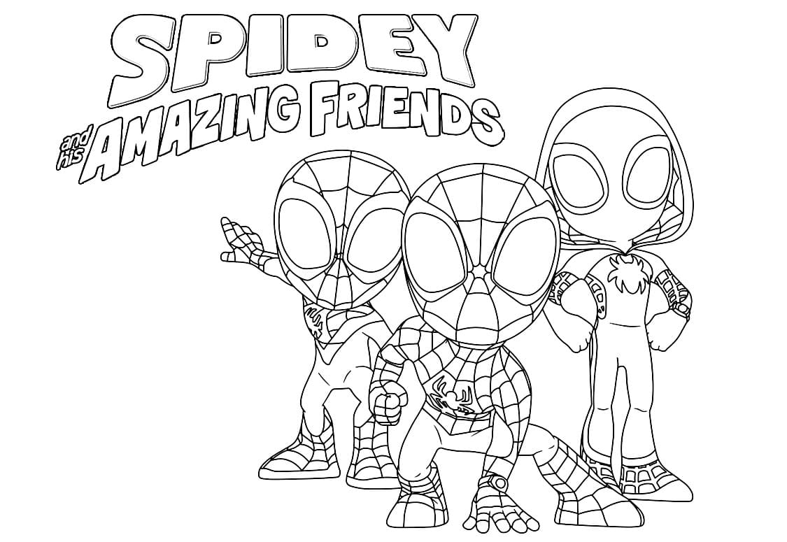 Spidey Coloring Pages Printable Spidey Coloring Pages Printable