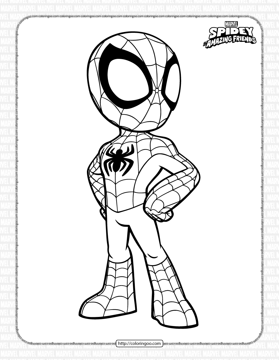Spidey Printable Coloring Pages Spidey Printable Coloring Pages