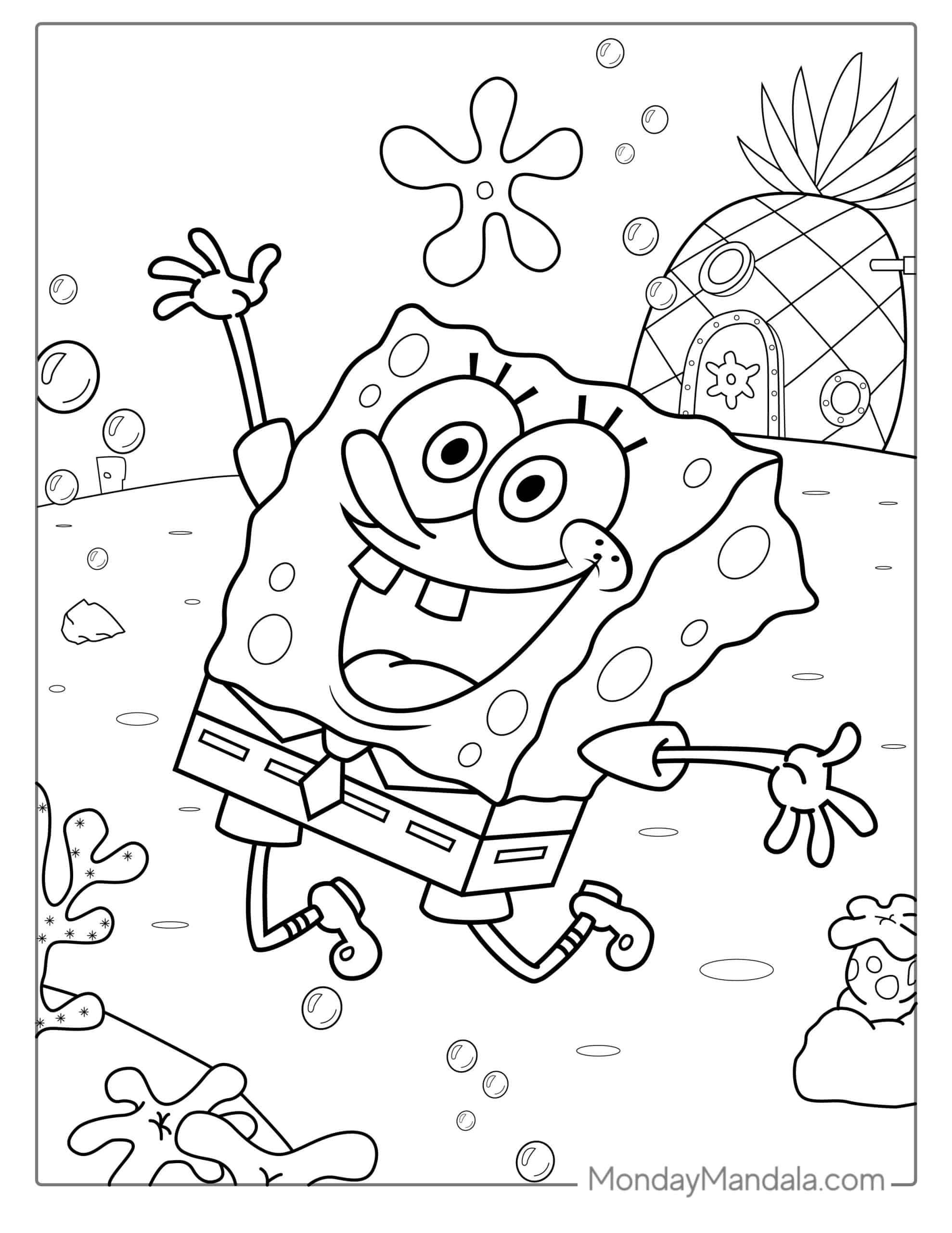 Spongebob Coloring Page
