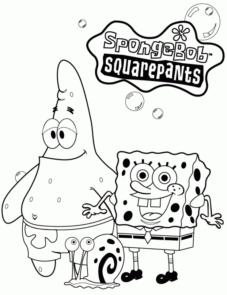 Spongebob Free Printable Coloring Pages Spongebob Free Printable Coloring Pages