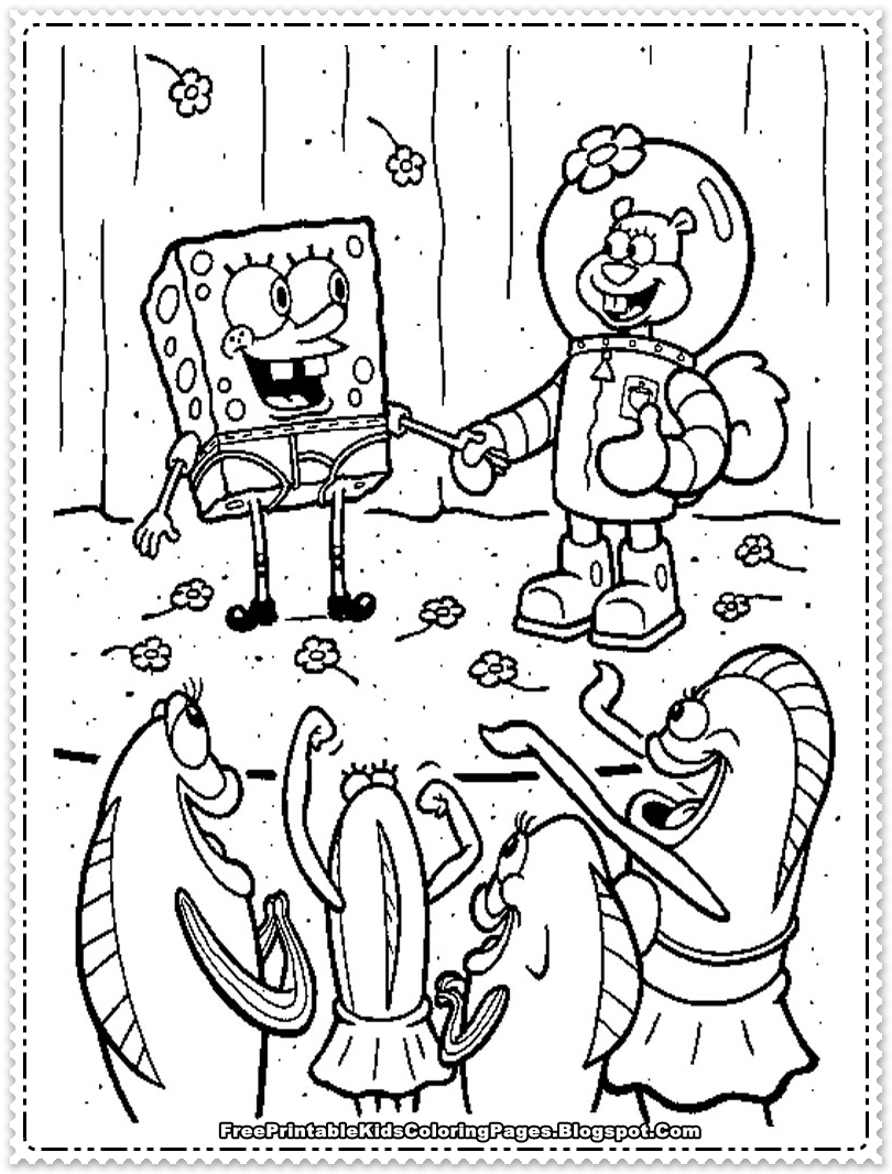 Spongebob Squarepants Coloring Pages AMP Blogger Design Spongebob Squarepants Coloring Pages AMP Blogger Design