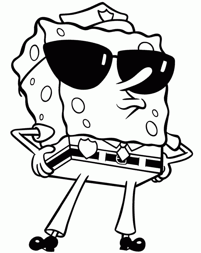 Spongebob Squarepants Printable Coloring Pages