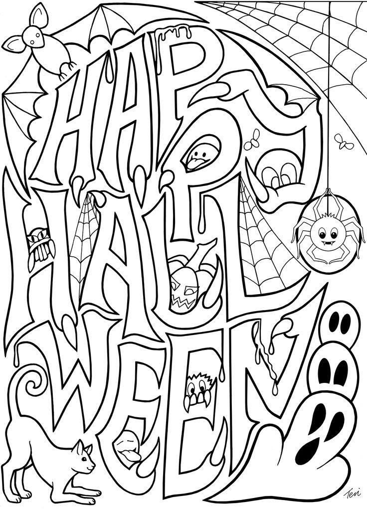Spooky Doodles Coloring Pages Free Printable Coloring Pages Spooky Doodles Coloring Pages Free Printable Coloring Pages