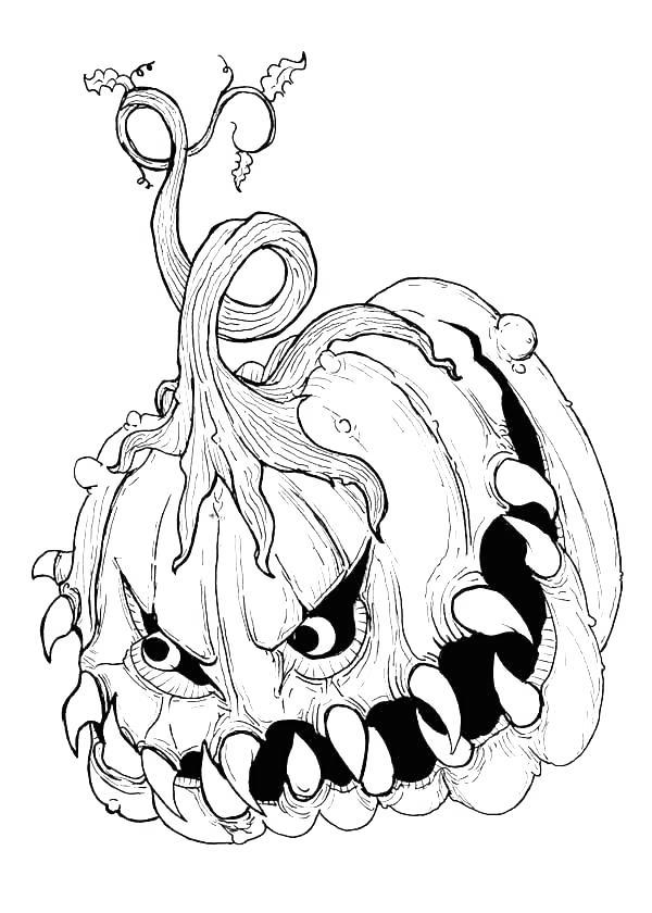 Spooky Pumpkin Coloring Pages Free Printable Coloring Pages Spooky Pumpkin Coloring Pages Free Printable Coloring Pages