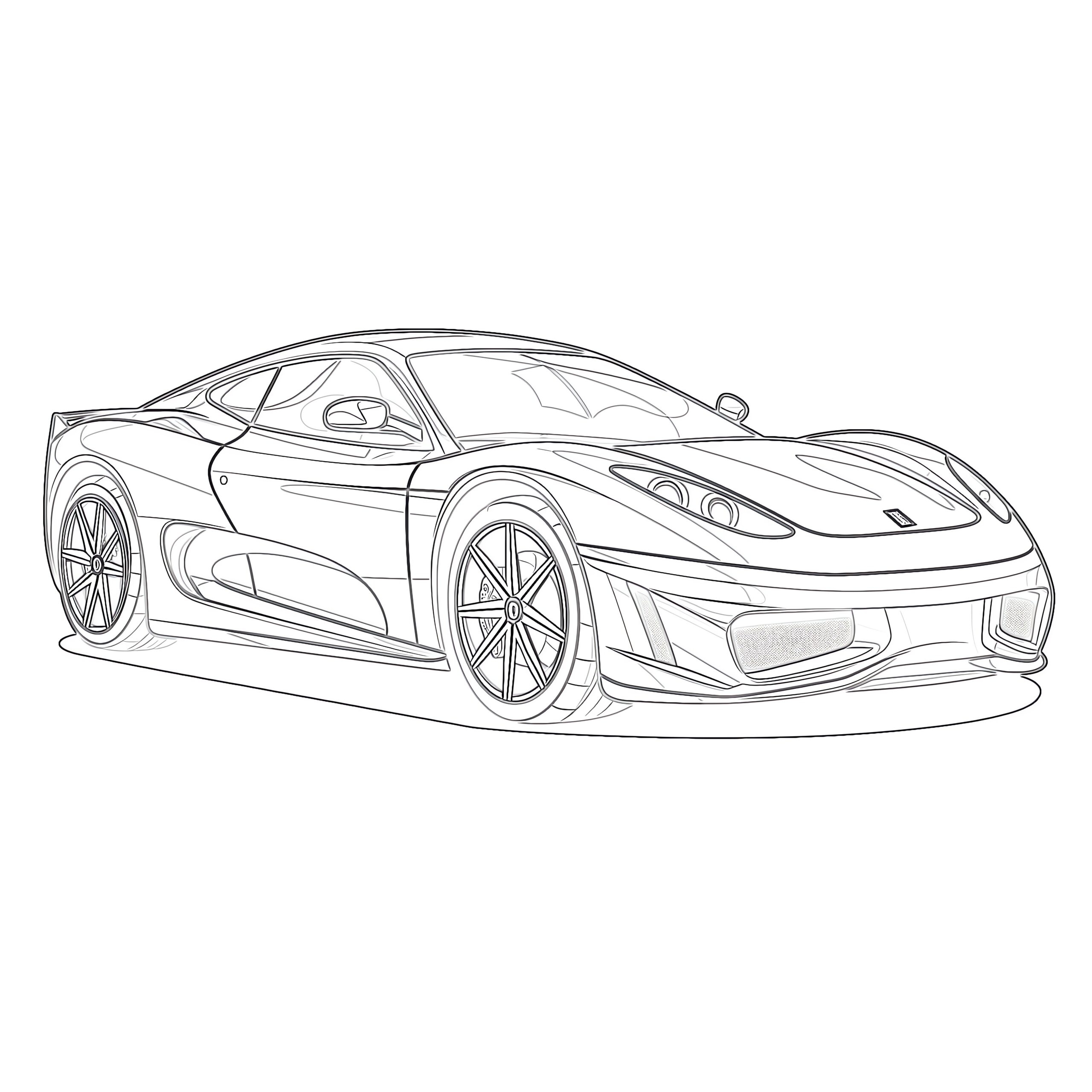 Sports Car Pictures To Print And Colour Infoupdate