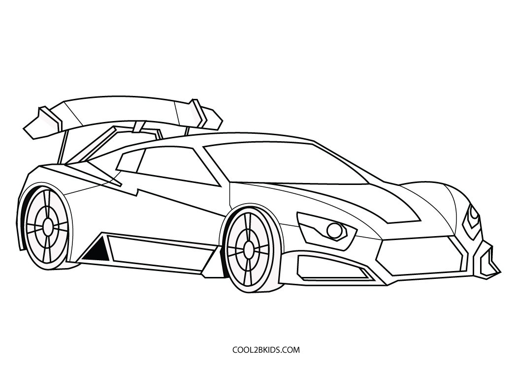 Sports Car Printable Coloring Pages Sports Car Printable Coloring Pages