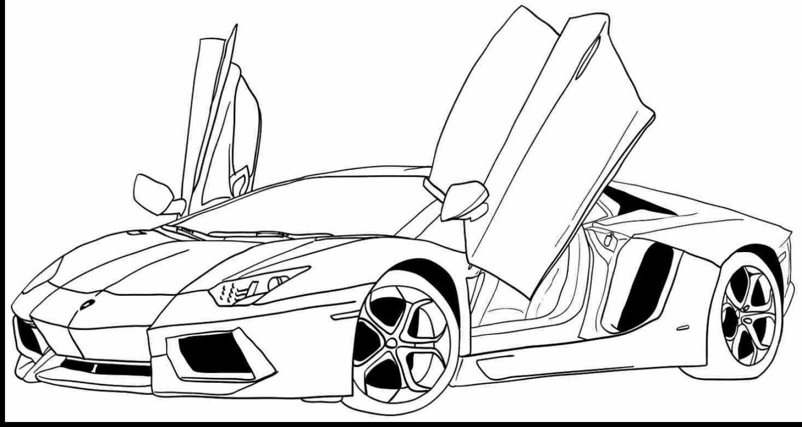 Sports Car Printable Coloring Pages Sports Car Printable Coloring Pages