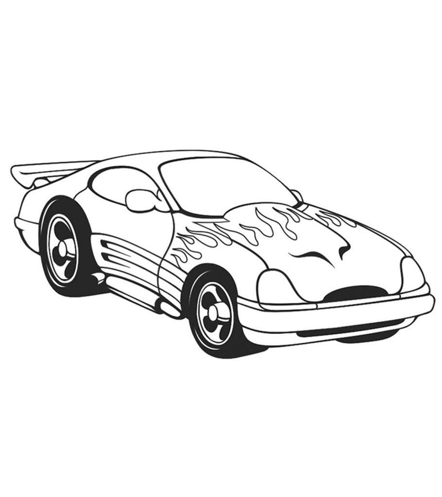 Sports Car Printable Coloring Pages Sports Car Printable Coloring Pages