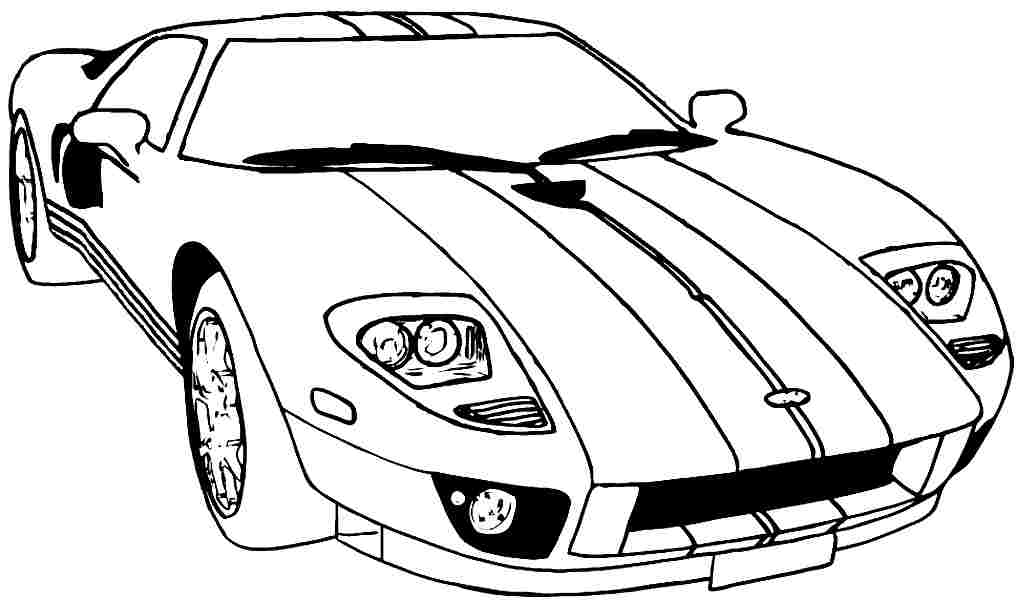 Sports Car Printable Coloring Pages Sports Car Printable Coloring Pages