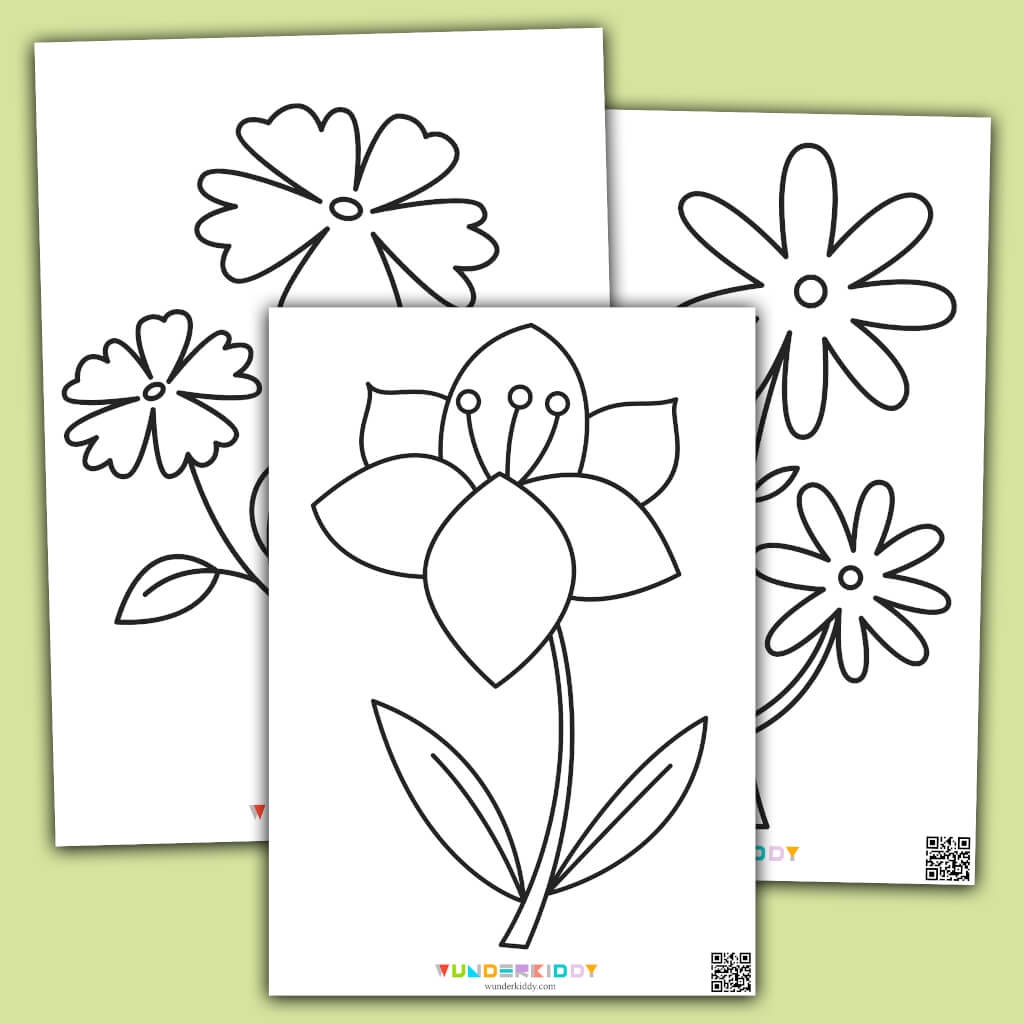 Spring Flower Coloring Pages Pre Free Printable Easy Free Infoupdate Spring Flower Coloring Pages Pre Free Printable Easy Free Infoupdate
