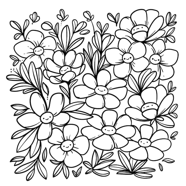 Spring Flower Coloring Pages Pre Free Printable Easy Pdf Infoupdate Spring Flower Coloring Pages Pre Free Printable Easy Pdf Infoupdate