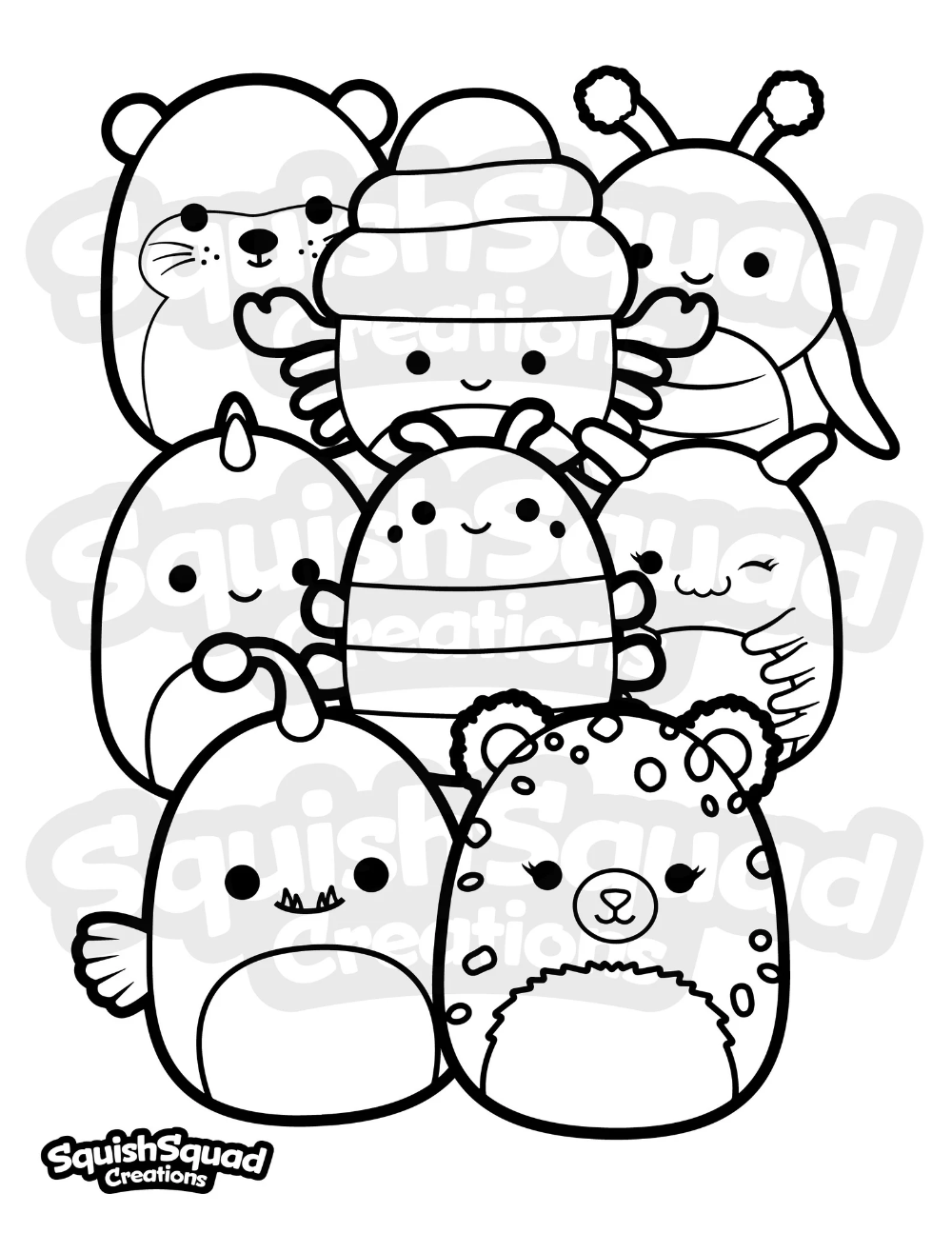 Squishmallow Coloring Page Printable Squishmallow Coloring Etsy Squishmallow Coloring Page Printable Squishmallow Coloring Etsy