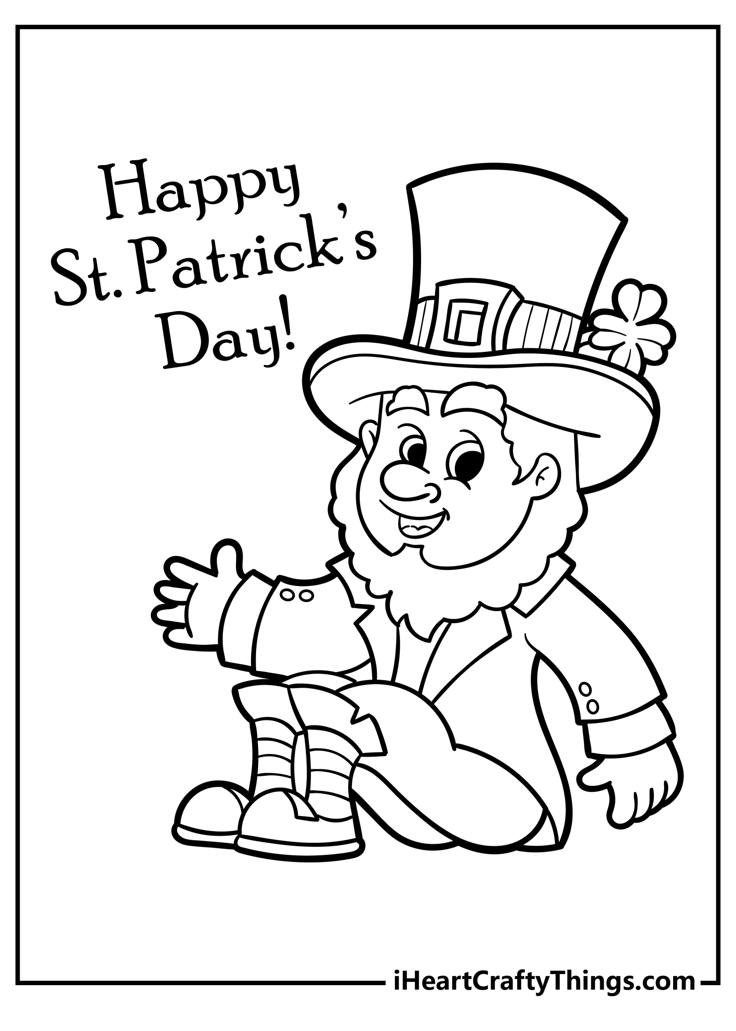 St Patrick S Day 2024 Colouring Sandy Thalia St Patrick S Day 2024 Colouring Sandy Thalia