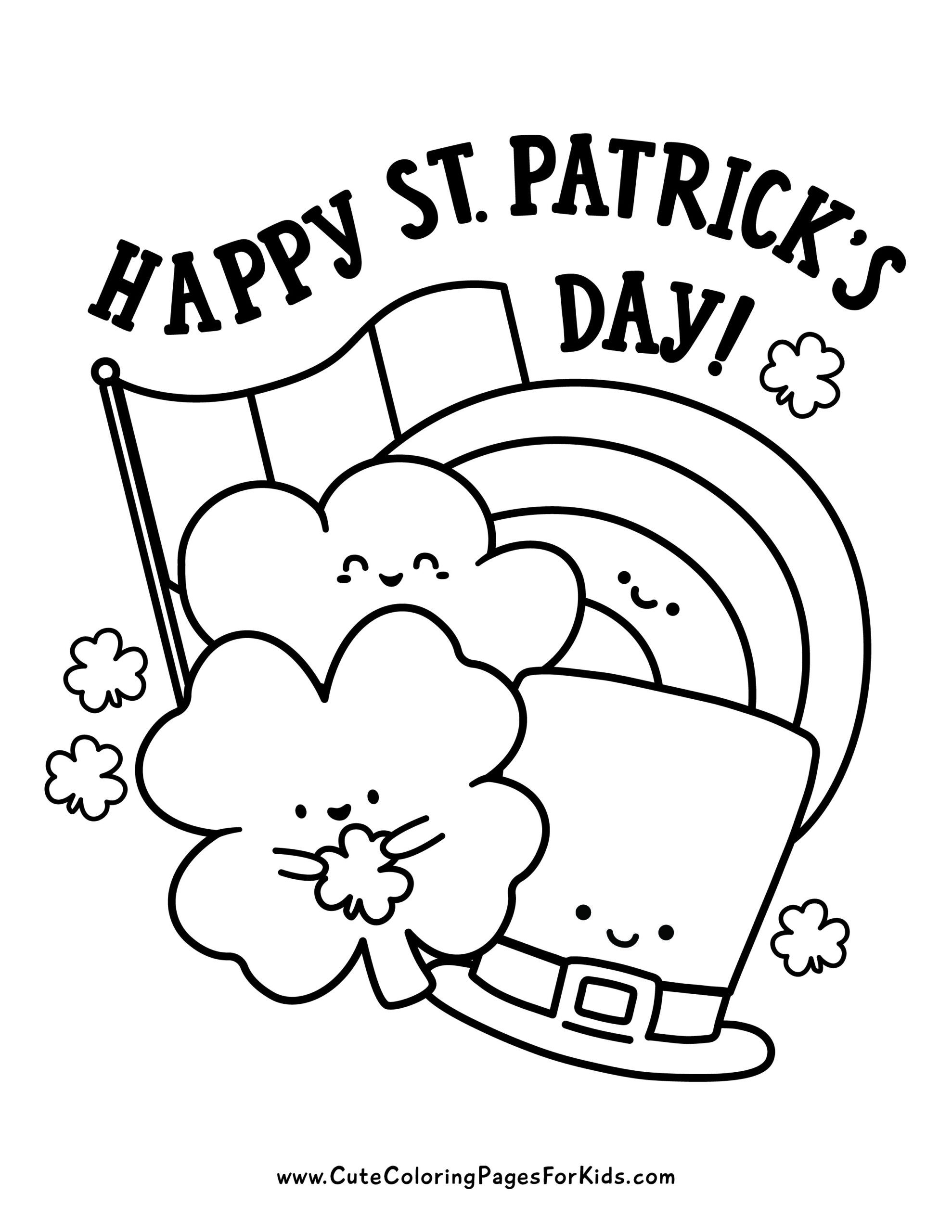 St Patrick S Day Coloring Pages 6 Free Printable PDFs Cute Coloring St Patrick S Day Coloring Pages 6 Free Printable PDFs Cute Coloring