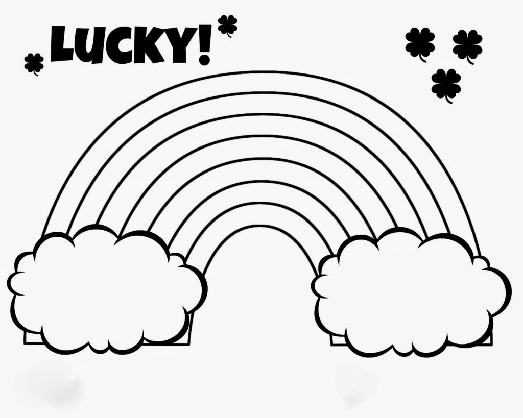 St Patrick S Day Rainbow Candy Kids Craft Free Printable Coloring