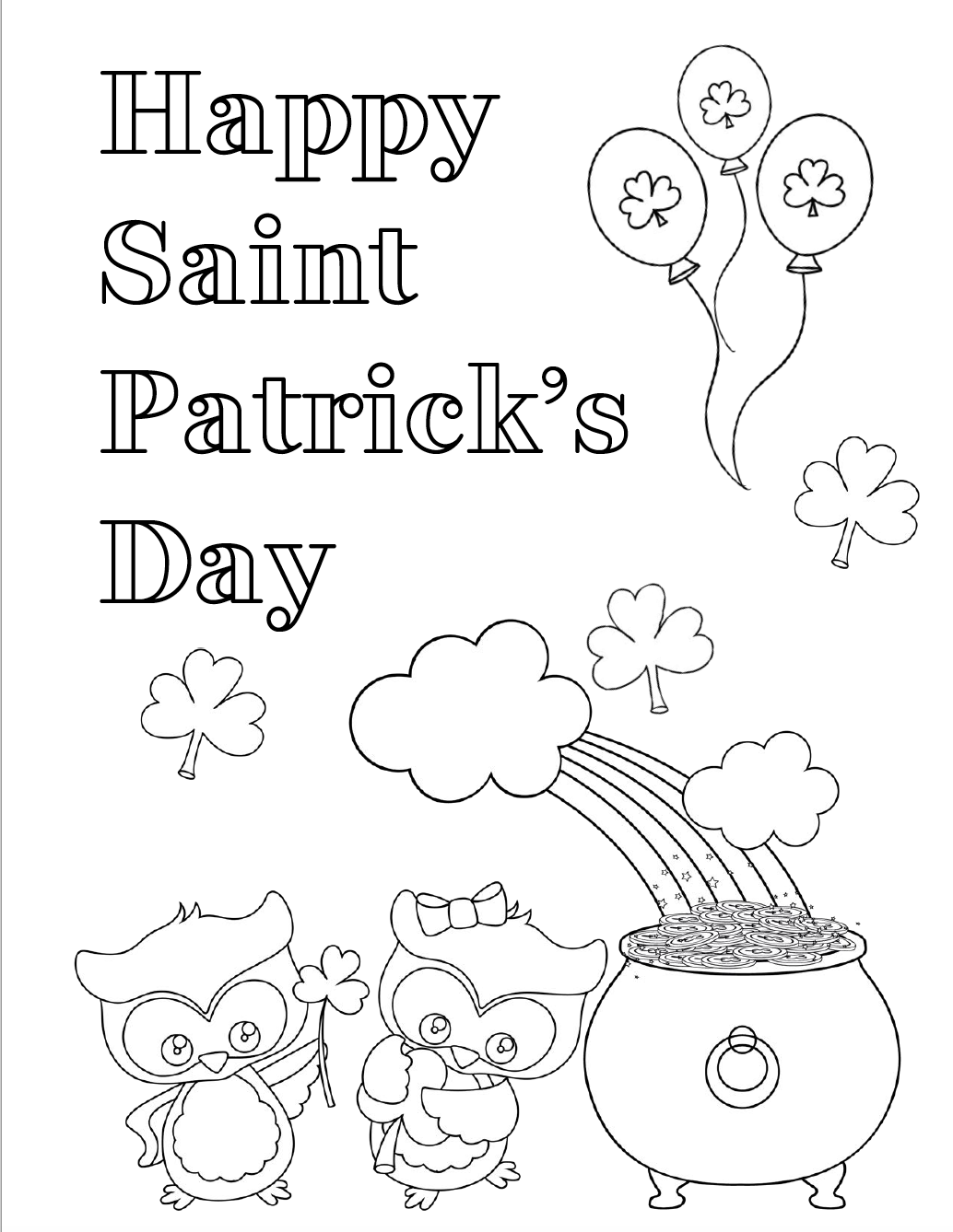 St Patricks Day Coloring Pages Girl Coloring Pages St Patricks Day Coloring Pages Girl Coloring Pages