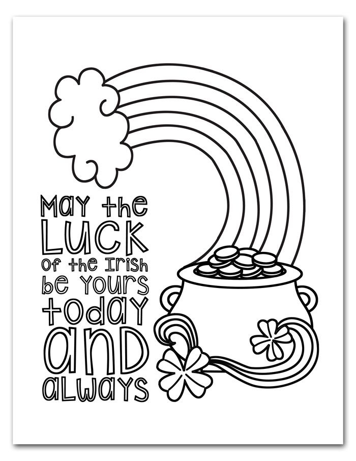 St Patricks Printable Coloring Pages Printable Calendars AT A GLANCE St Patricks Printable Coloring Pages Printable Calendars AT A GLANCE