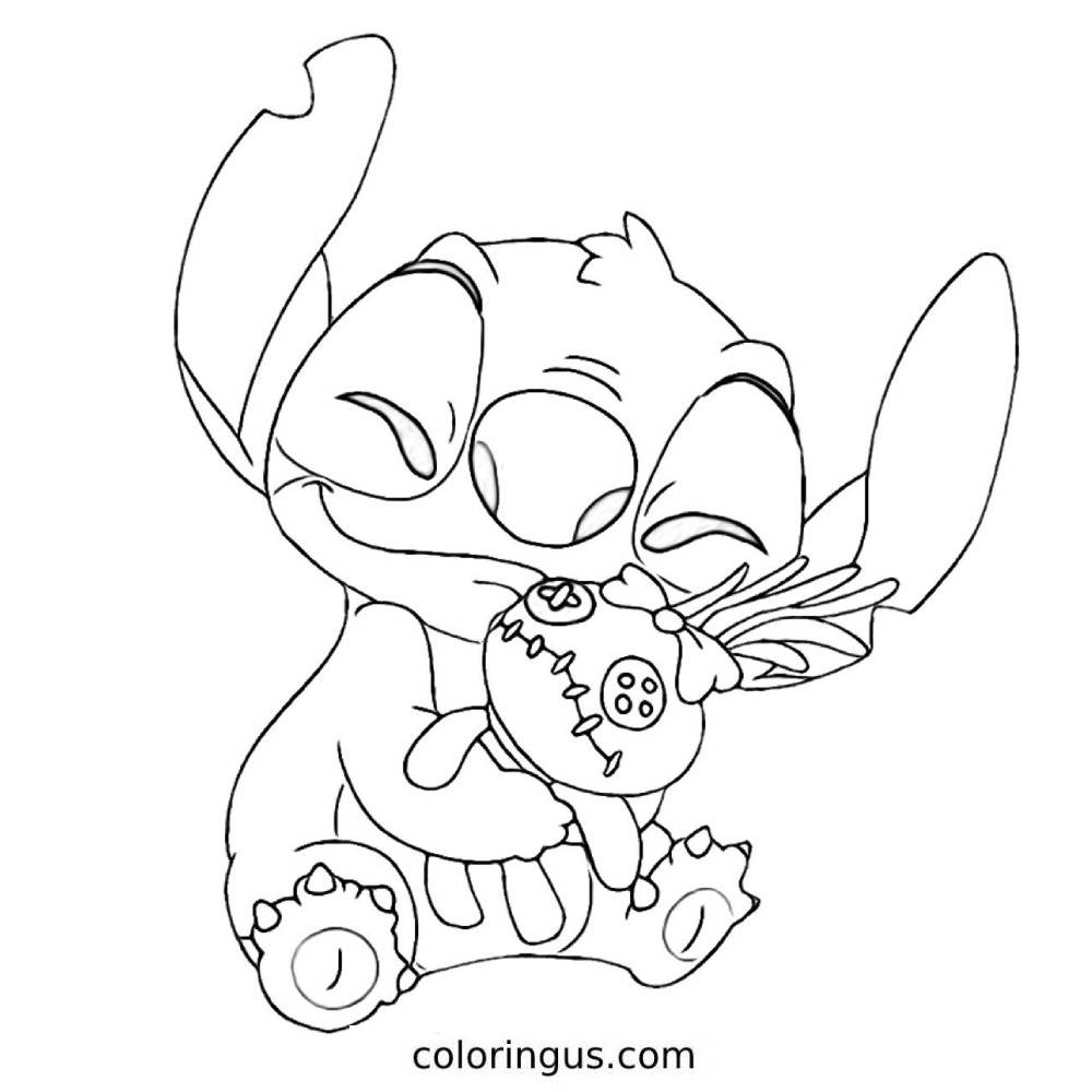Stitch Disney Coloring Page Coloring Us Stitch Disney Coloring Page Coloring Us