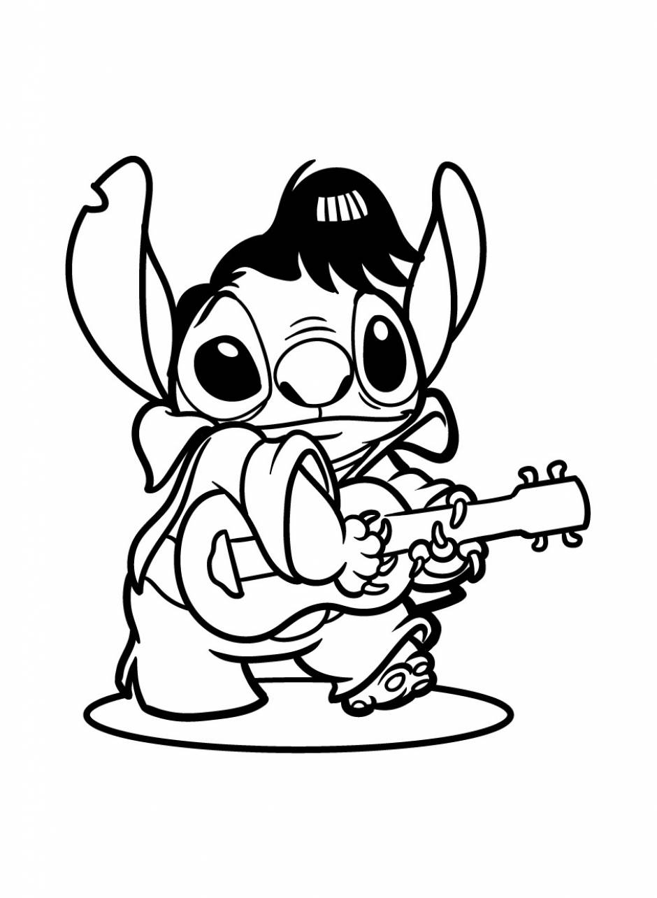 Stitch Halloween Coloring Pages Coloring Nation