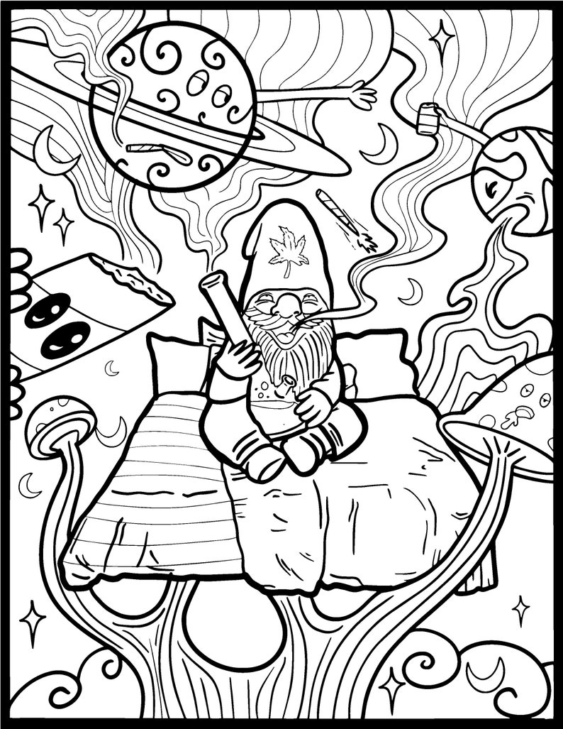 Stoner Coloring Pages Printable Stoner Coloring Pages Printable