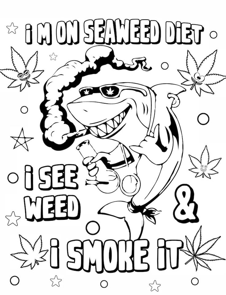 Stoner Colouring Pages Printable