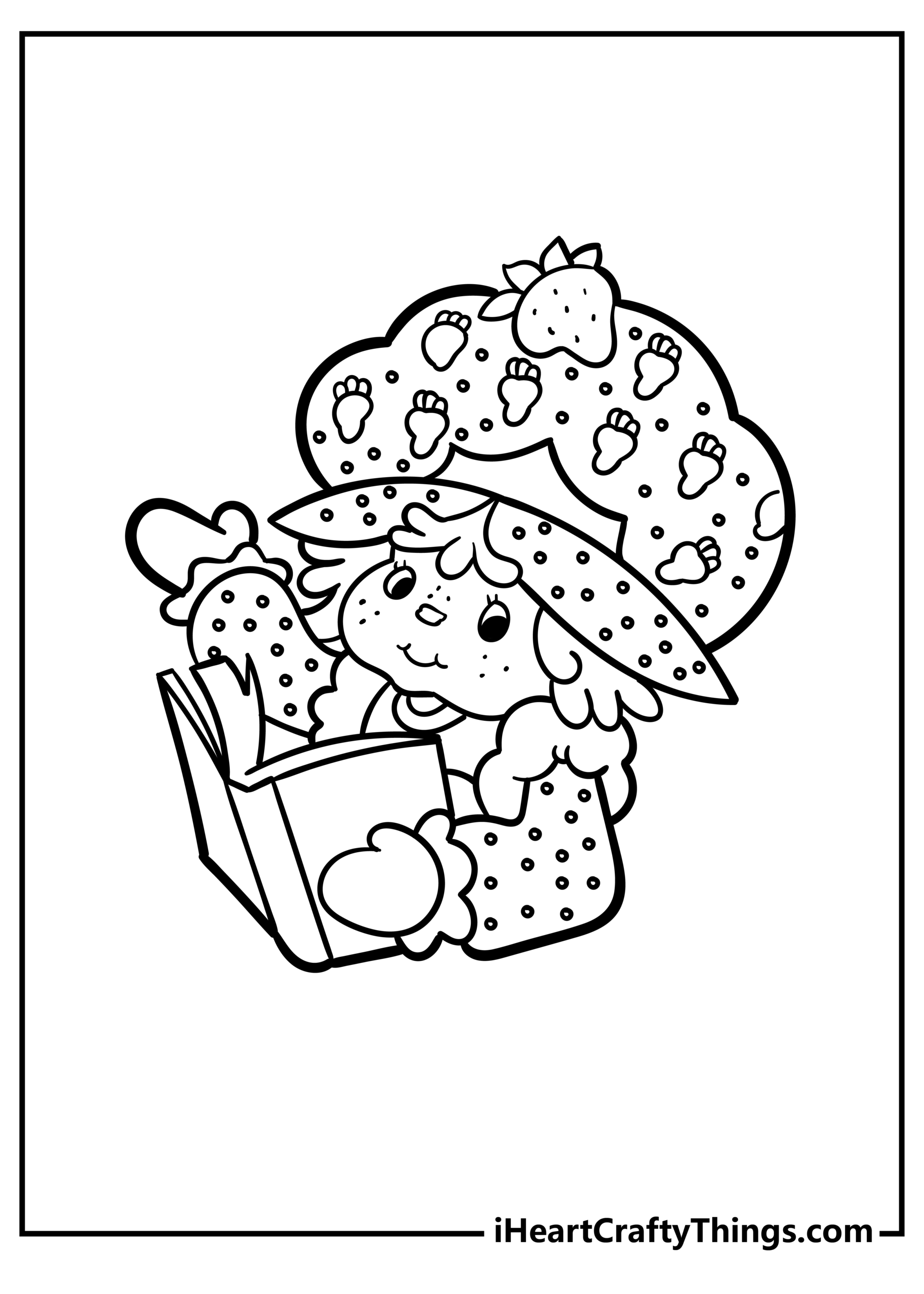 Strawberry Shortcake Printable Coloring Pages