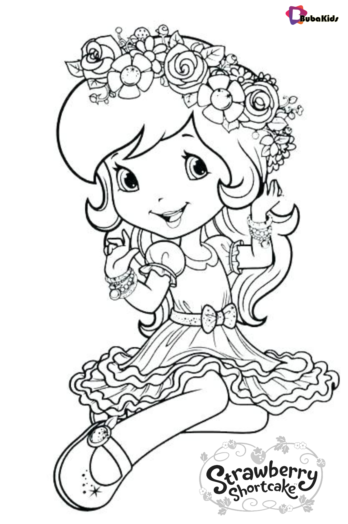 Strawberry Shortcake Coloring Pages Free Printable FREE Printable A Z