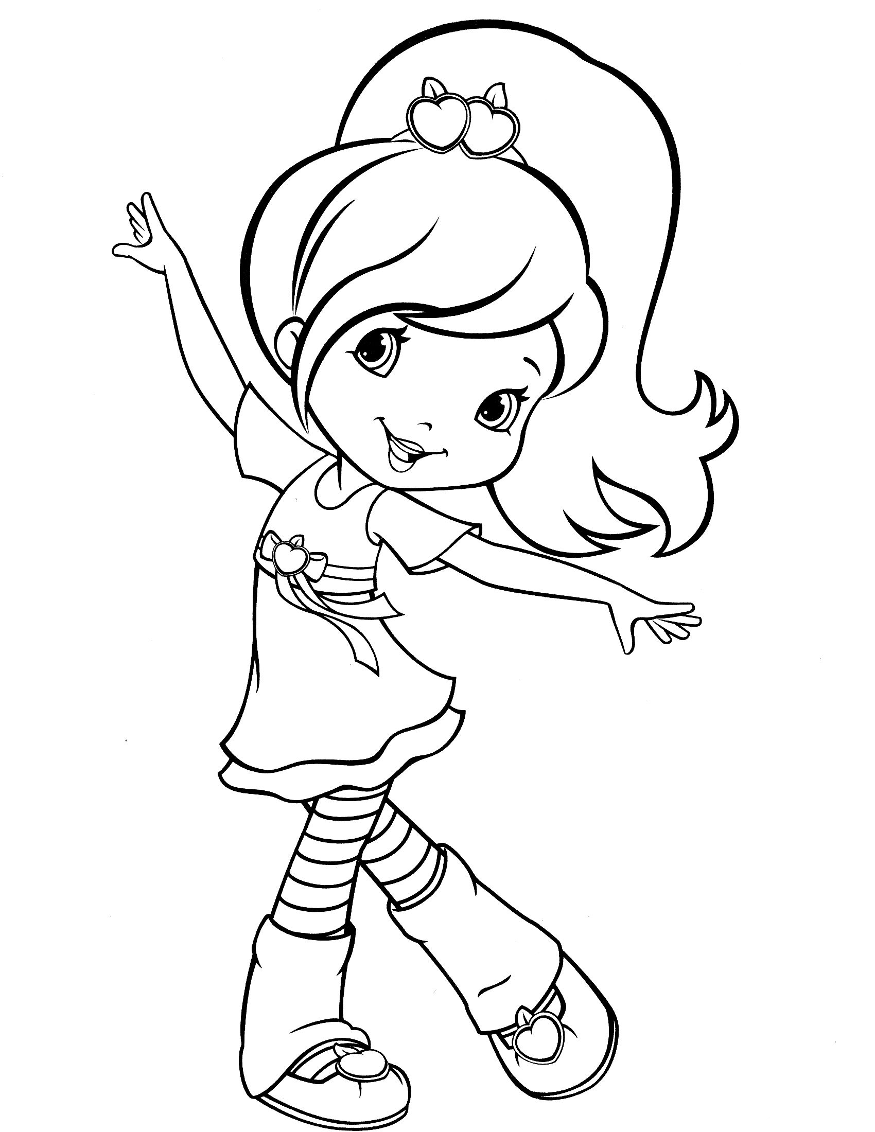 Strawberry Shortcake Free Printable Coloring Pages Strawberry Shortcake Free Printable Coloring Pages