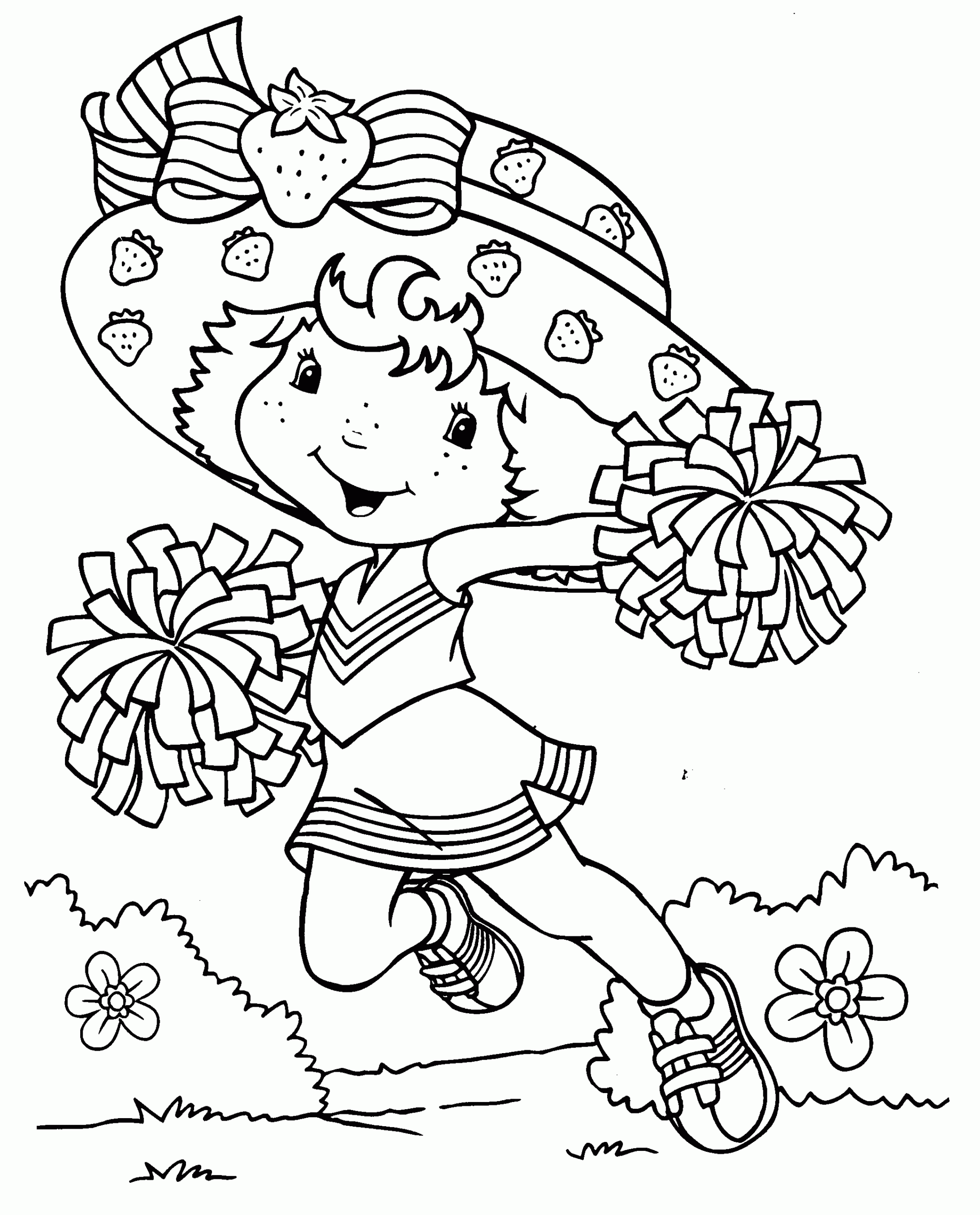 Printable Strawberry Coloring Pages Printable Strawberry Coloring Pages