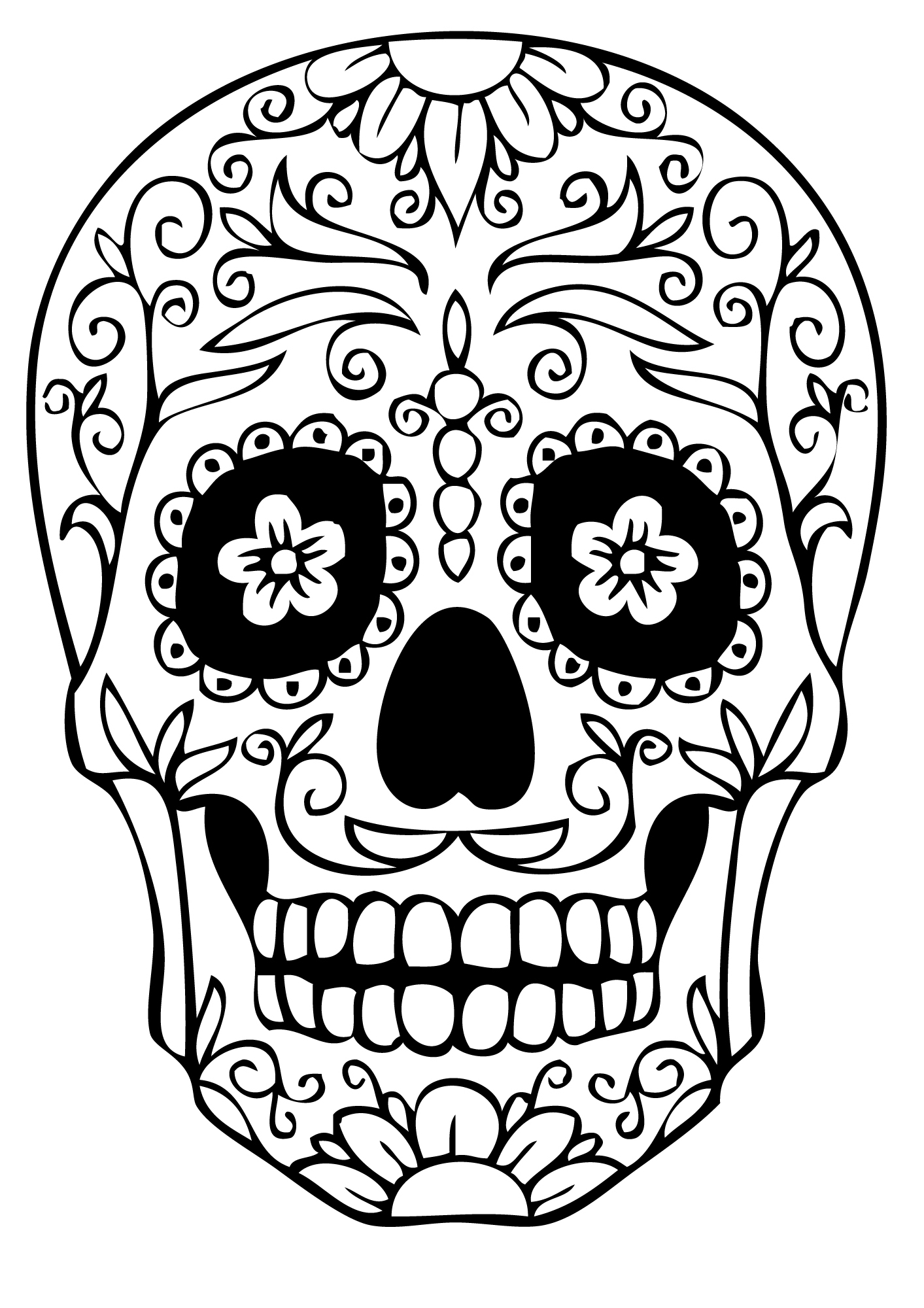 Sugar Skull Girl Coloring Pages At GetColorings Free Printable Sugar Skull Girl Coloring Pages At GetColorings Free Printable