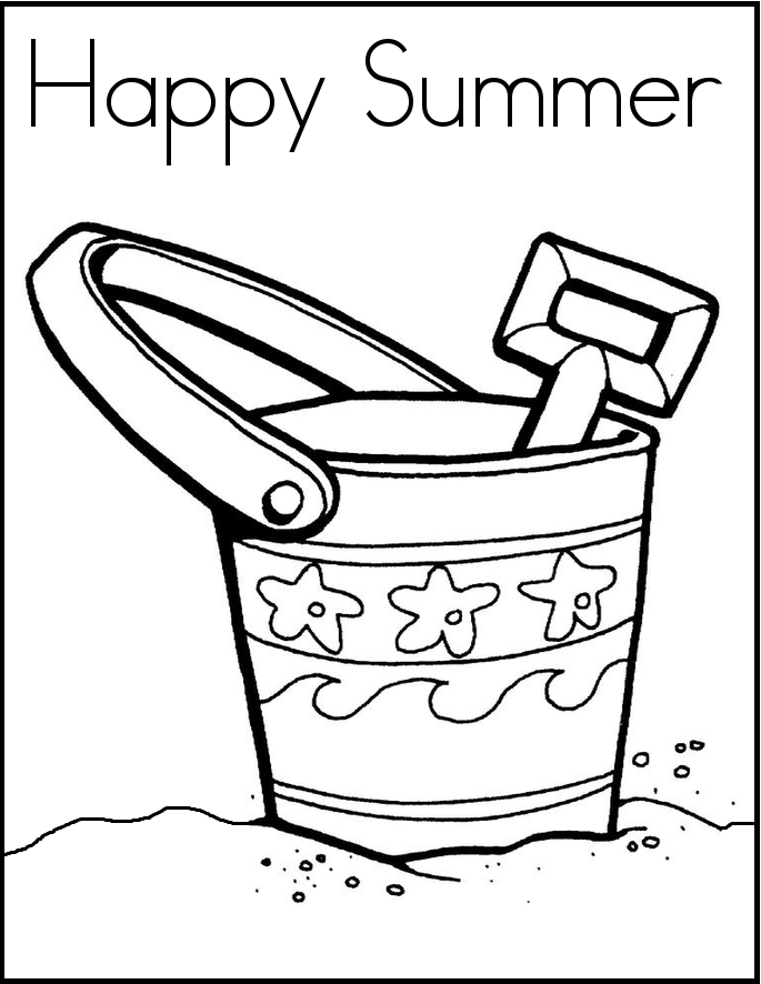 Summer Coloring Pages Preschool Coloring Home