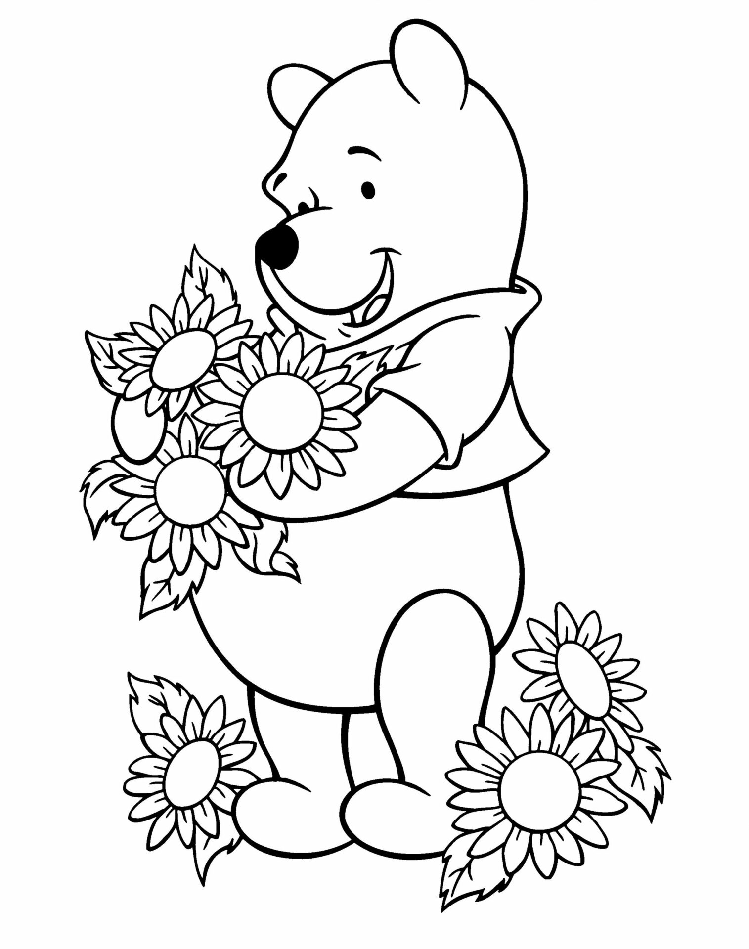 Free Printable Coloring Pages Of Sunflowers Free Printable Coloring Pages Of Sunflowers