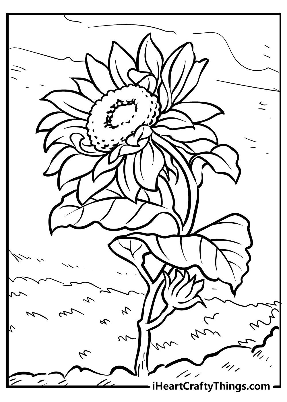 Sunflower Coloring Pages Updated 2021 Sunflower Coloring Pages Updated 2021