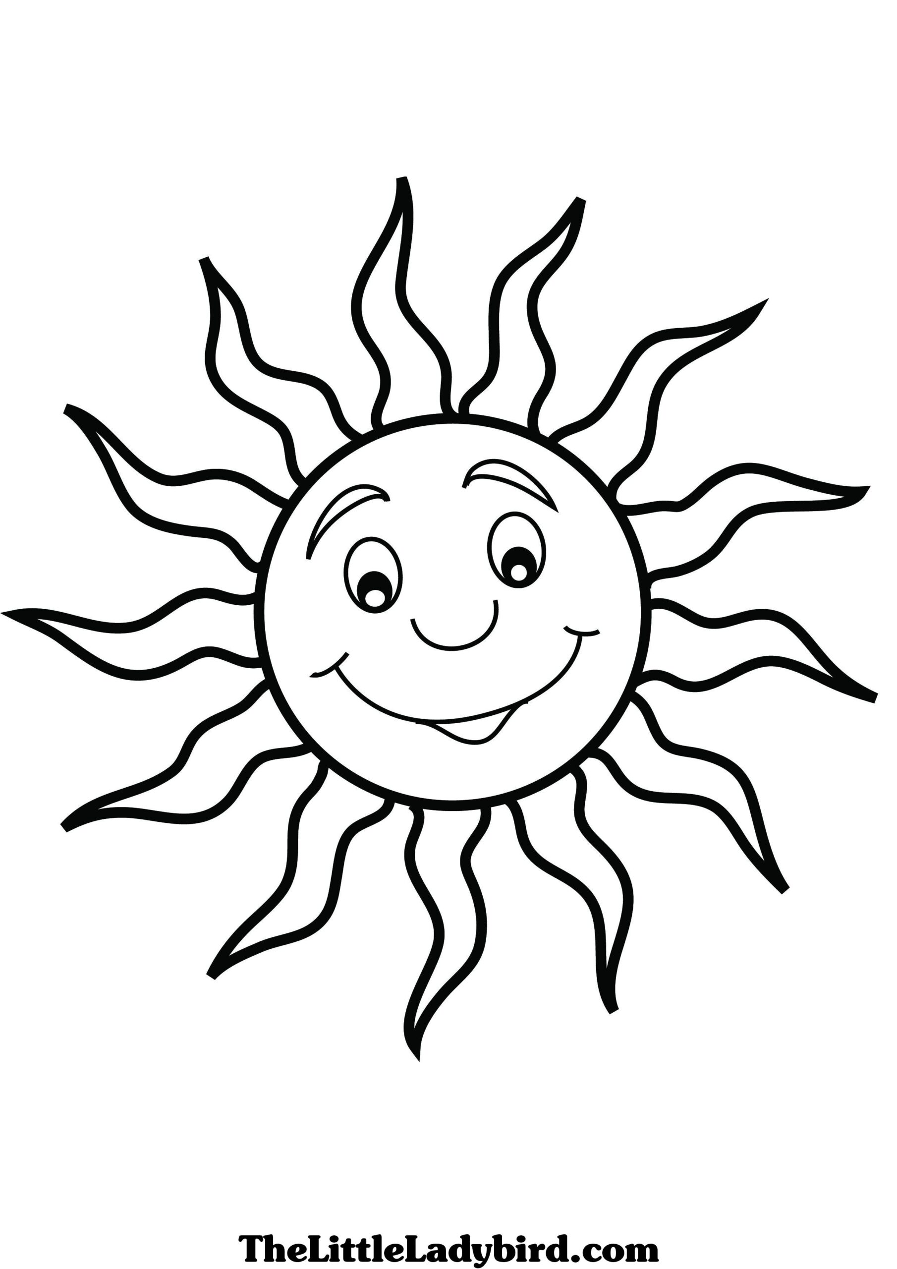 Sunshine Coloring Pages Printable Sunshine Coloring Pages Printable