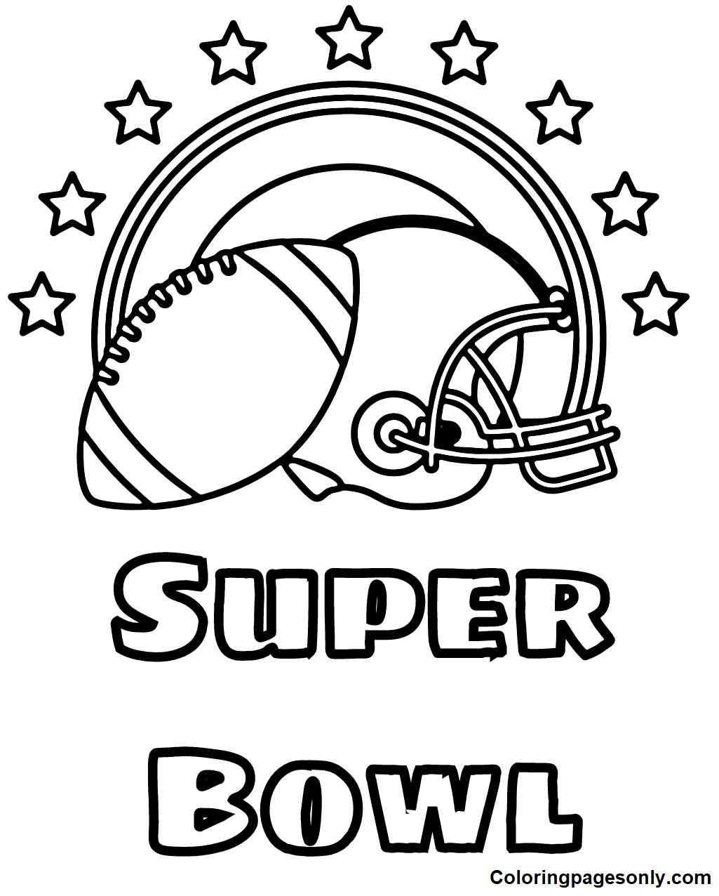 Super Bowl 2023 Coloring Pages Printable For Free Download Super Bowl 2023 Coloring Pages Printable For Free Download