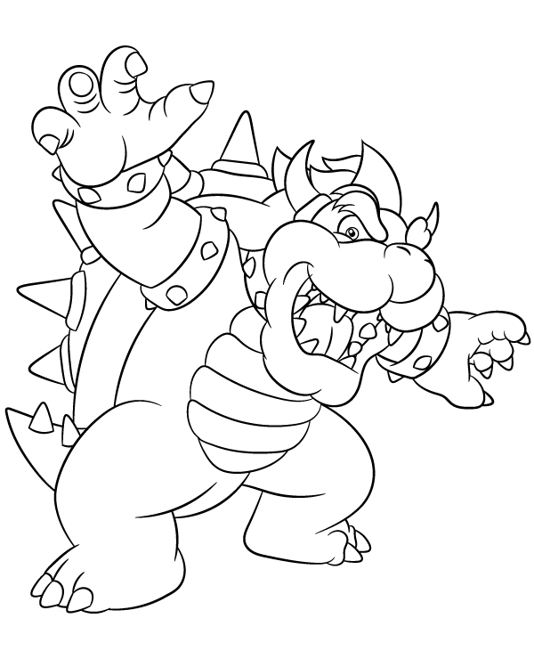 Printable Super Mario Bros Coloring Pages Printable Super Mario Bros Coloring Pages