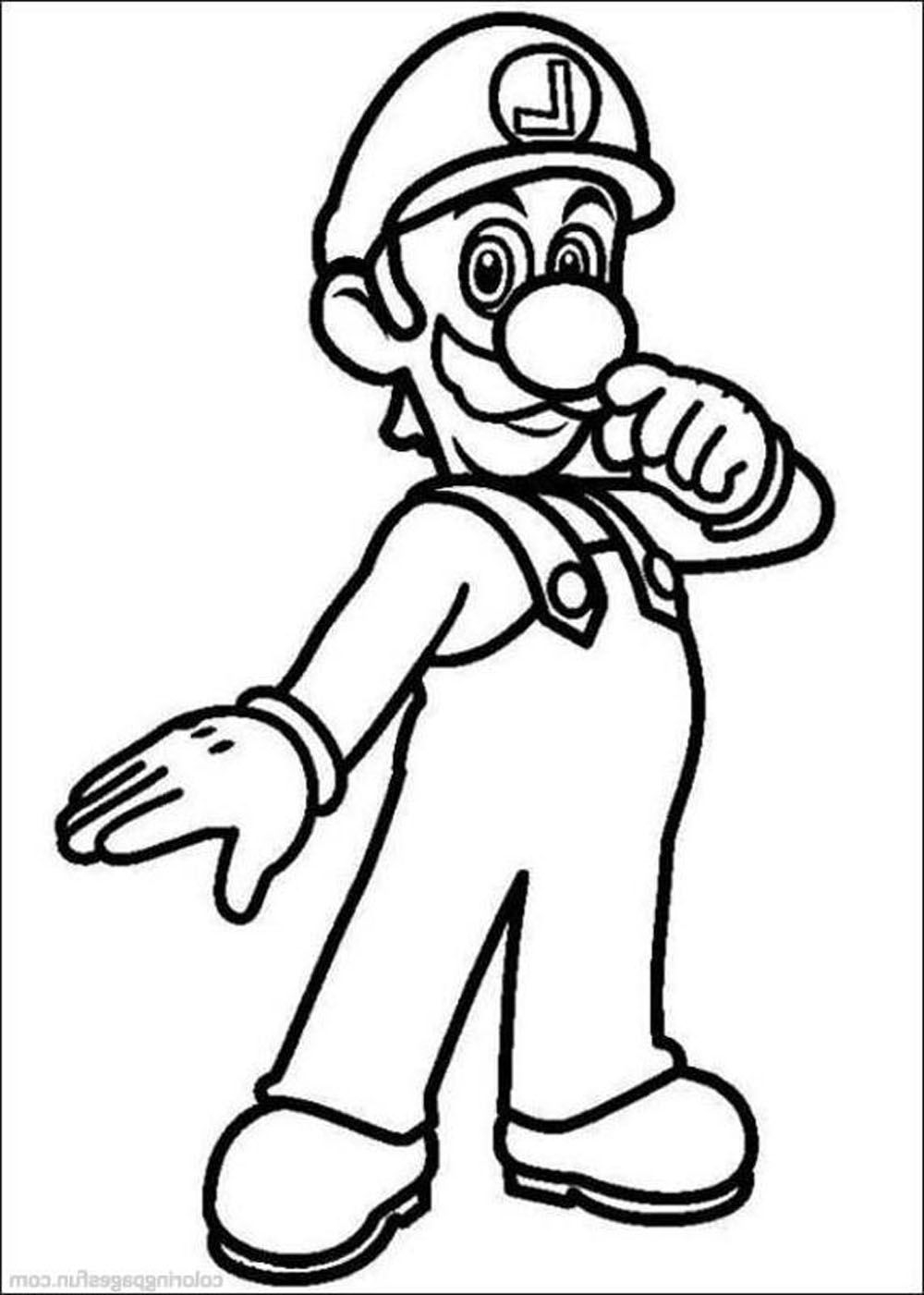 Super Mario Coloring Pages Printable Super Mario Coloring Pages Printable