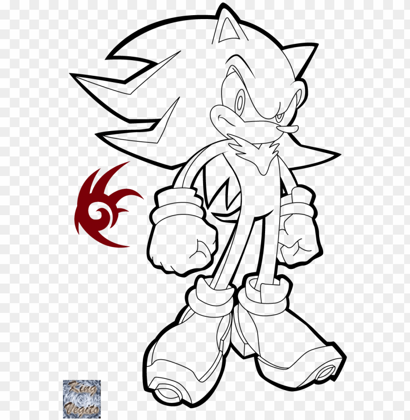 Super Shadow The Hedgehog Coloring Pages Telon Colors