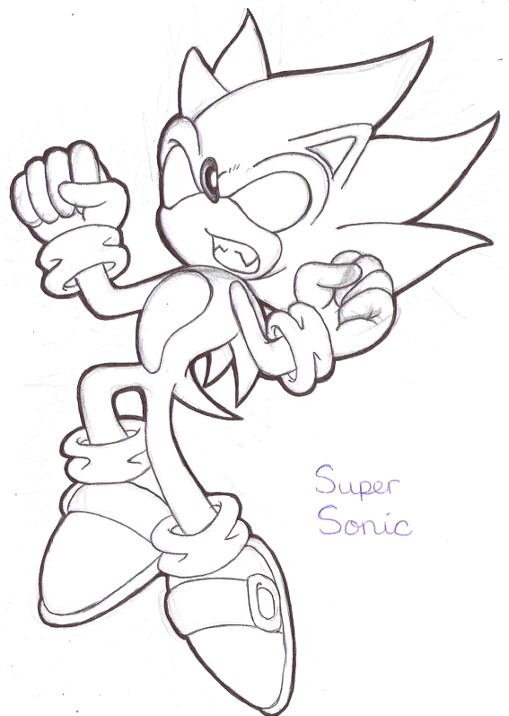 Super Sonic Drawing At GetDrawings Free Download Super Sonic Drawing At GetDrawings Free Download