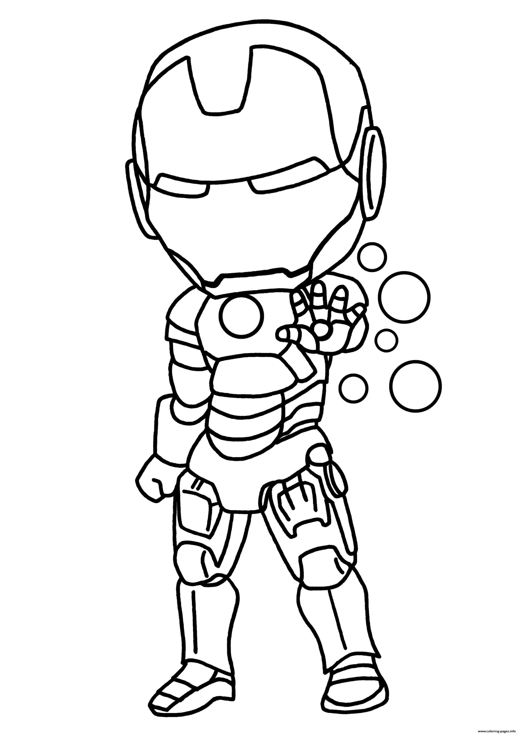 Iron Man Coloring Pages Printable