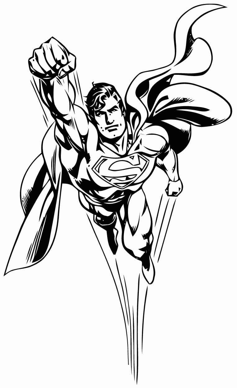Superman Color Pages Printable Superman Color Pages Printable