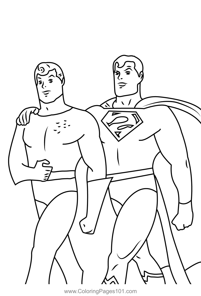 Superman Coloring Page For Kids Free Super Friends Printable Coloring Superman Coloring Page For Kids Free Super Friends Printable Coloring