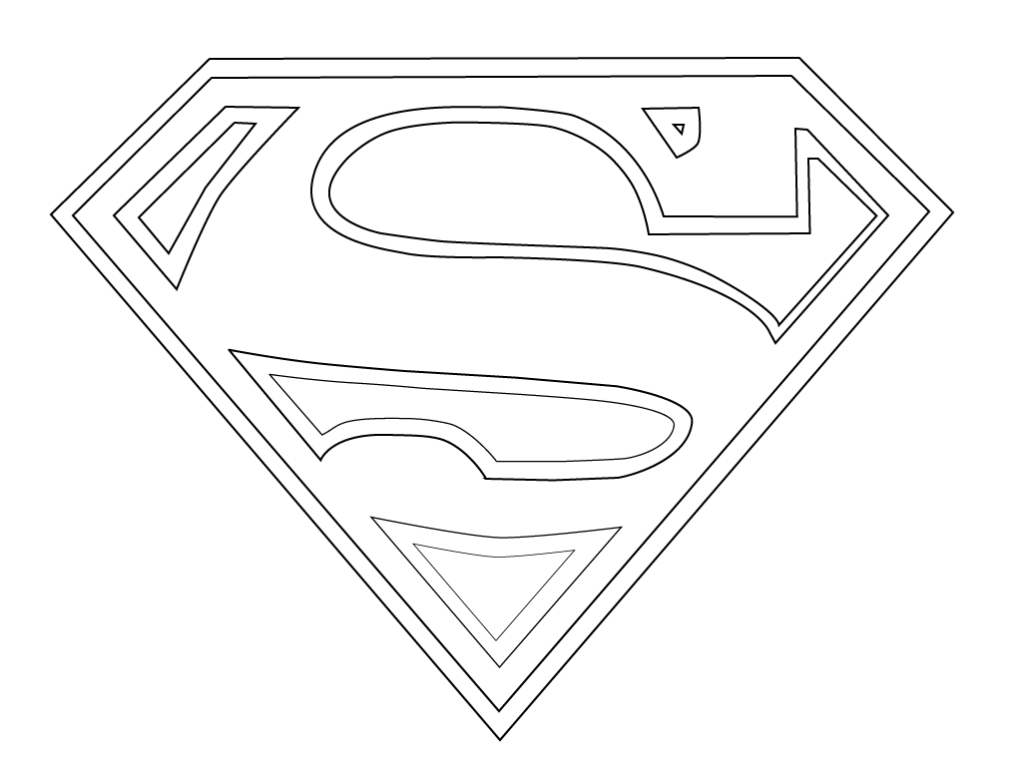 Superman Logo Coloring Pages To Download And Print For Free Superman Logo Coloring Pages To Download And Print For Free