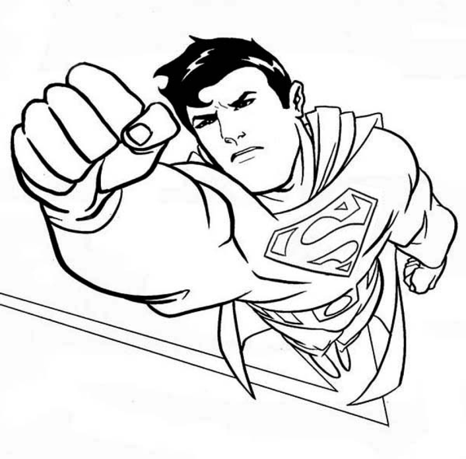 Superman Printable Coloring Pages Superman Printable Coloring Pages