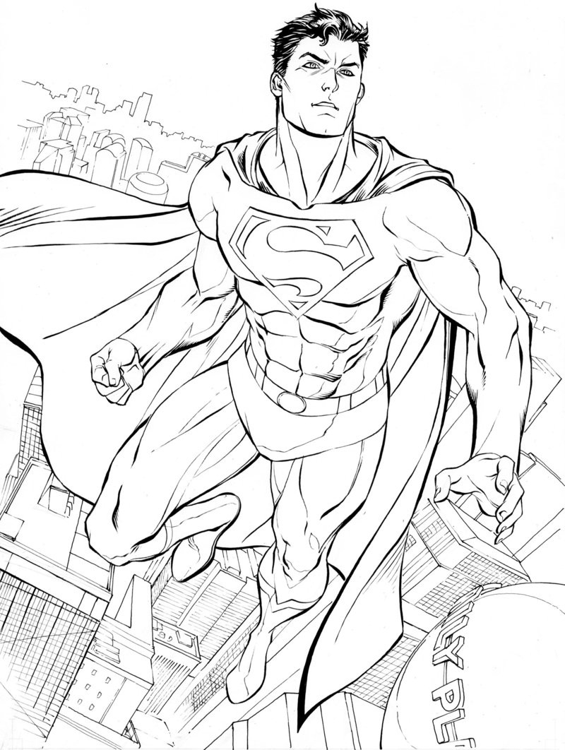 Superman Printable Coloring Pages Superman Printable Coloring Pages