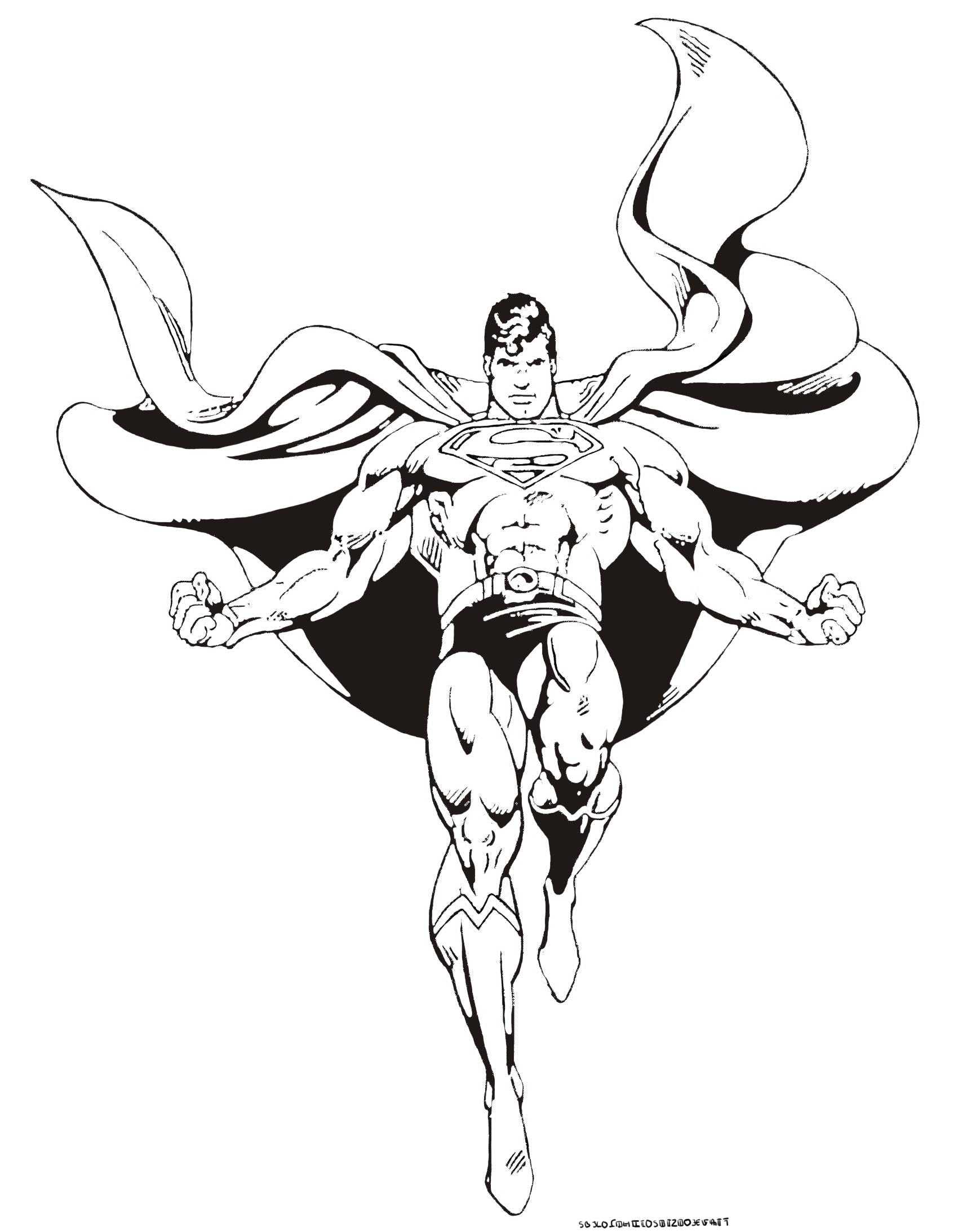 Superman Printable Coloring Pages Superman Printable Coloring Pages
